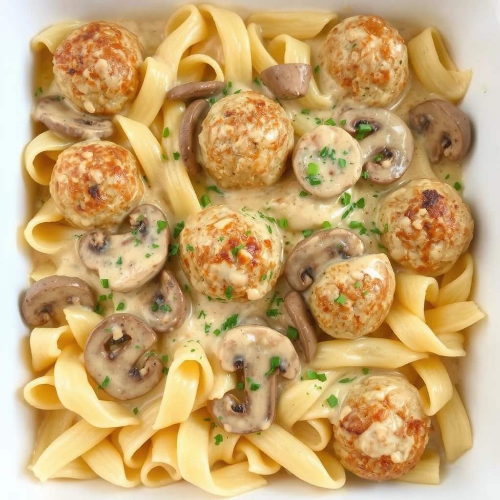 Creamy chicken pasta bake