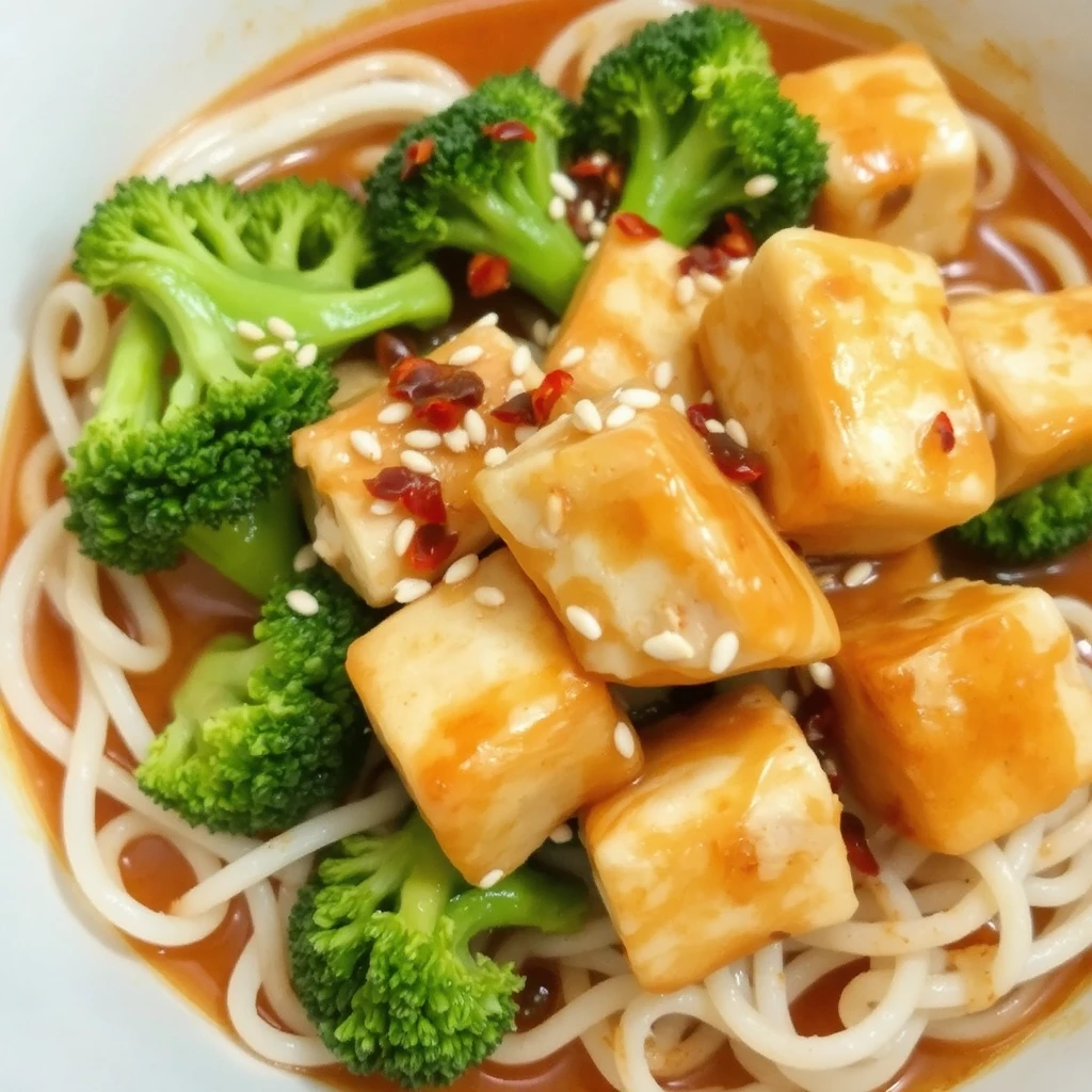 Crispy tofu & broccoli